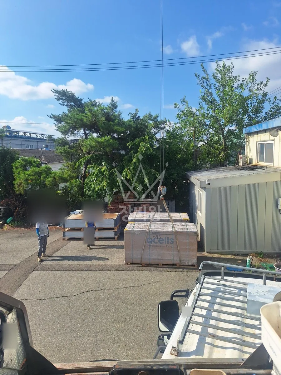 부산 부산진구 전포동 크레인 에어컨 실외기 작업 현장