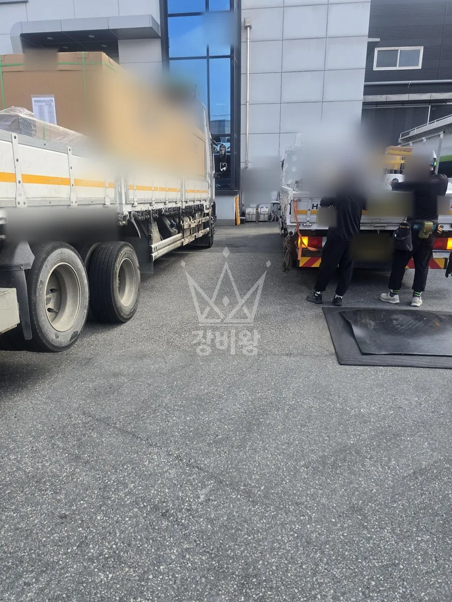 전남 화순군 사평면 검산리 크레인 기타 인양 작업 현장