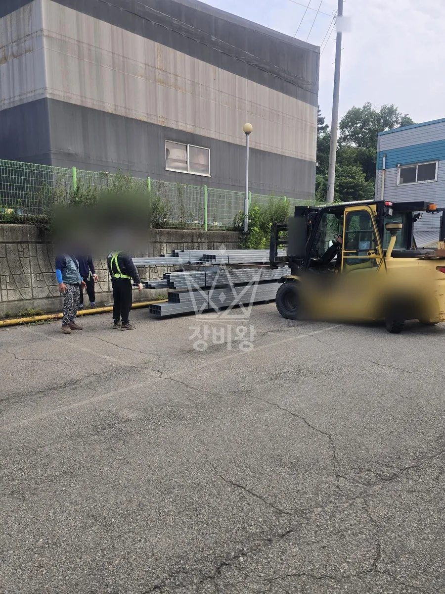 전남 순천시 남정동 크레인 자재 양중 작업 현장