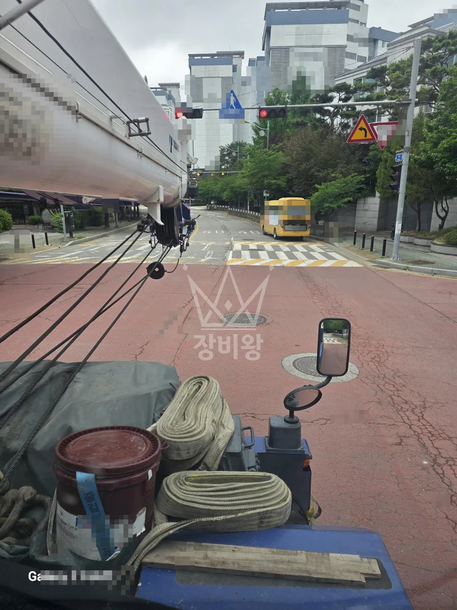전남 나주시 삼영동 크레인 중량물 인양 작업 현장