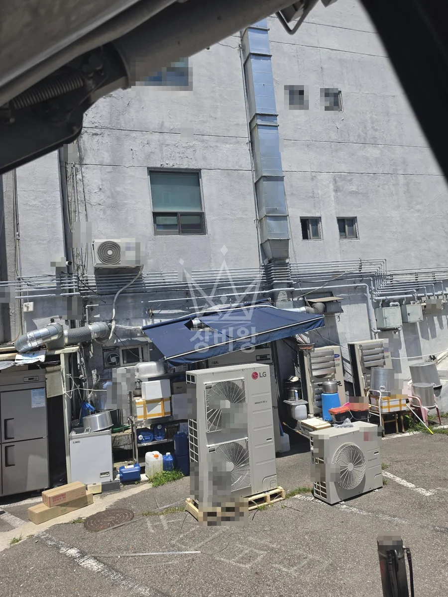서울 용산구 산천동 크레인 자재 양중 작업 현장