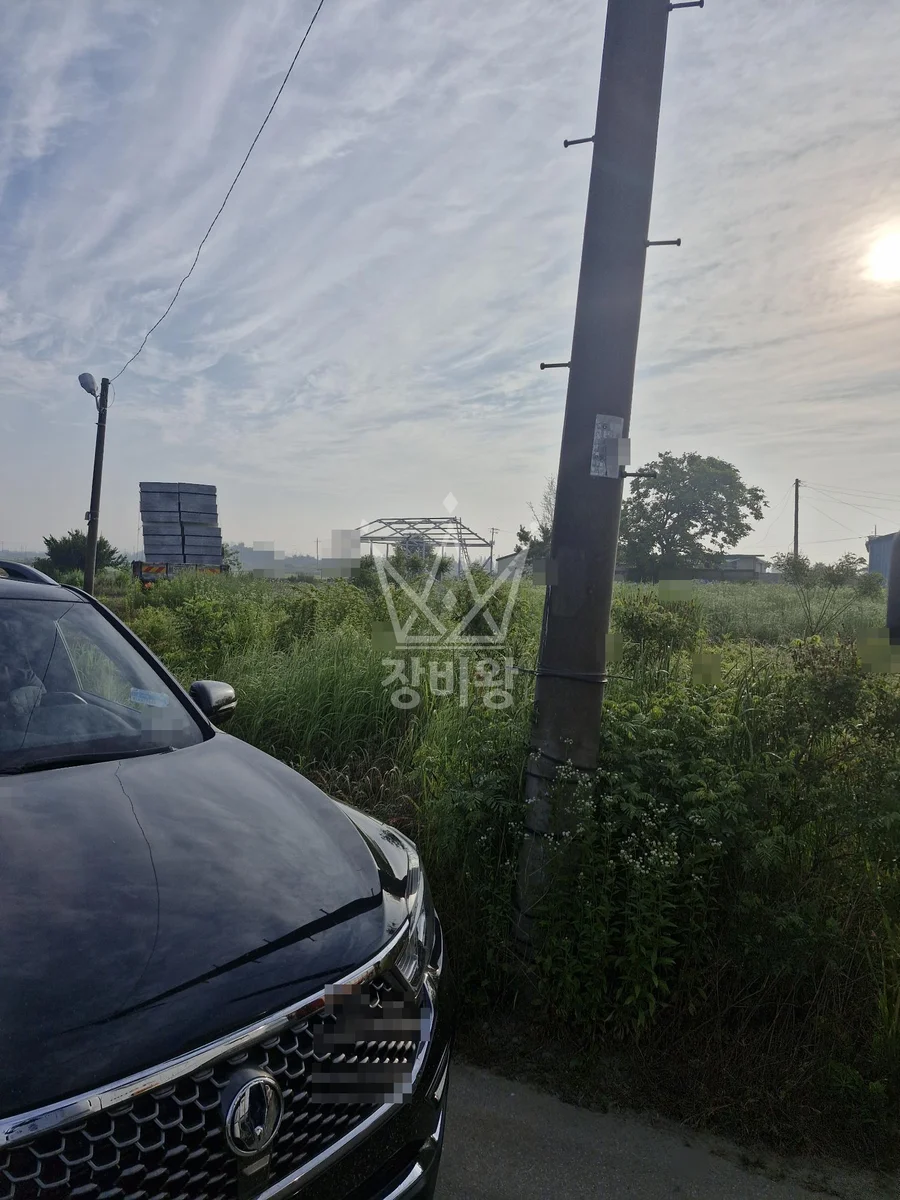 전북 군산시 영동 크레인 중량물 인양 작업 현장