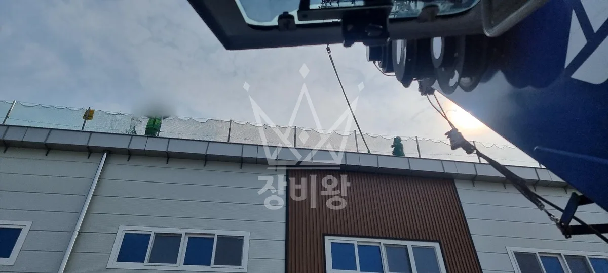 경북 경주시 황용동 크레인 빔 작업 현장