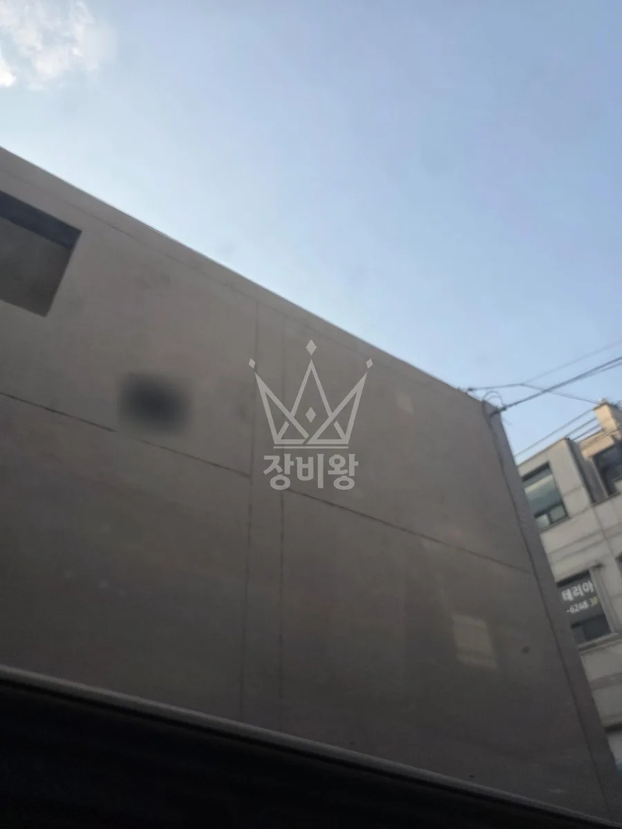 서울 중구 수하동 크레인 조명 작업 현장