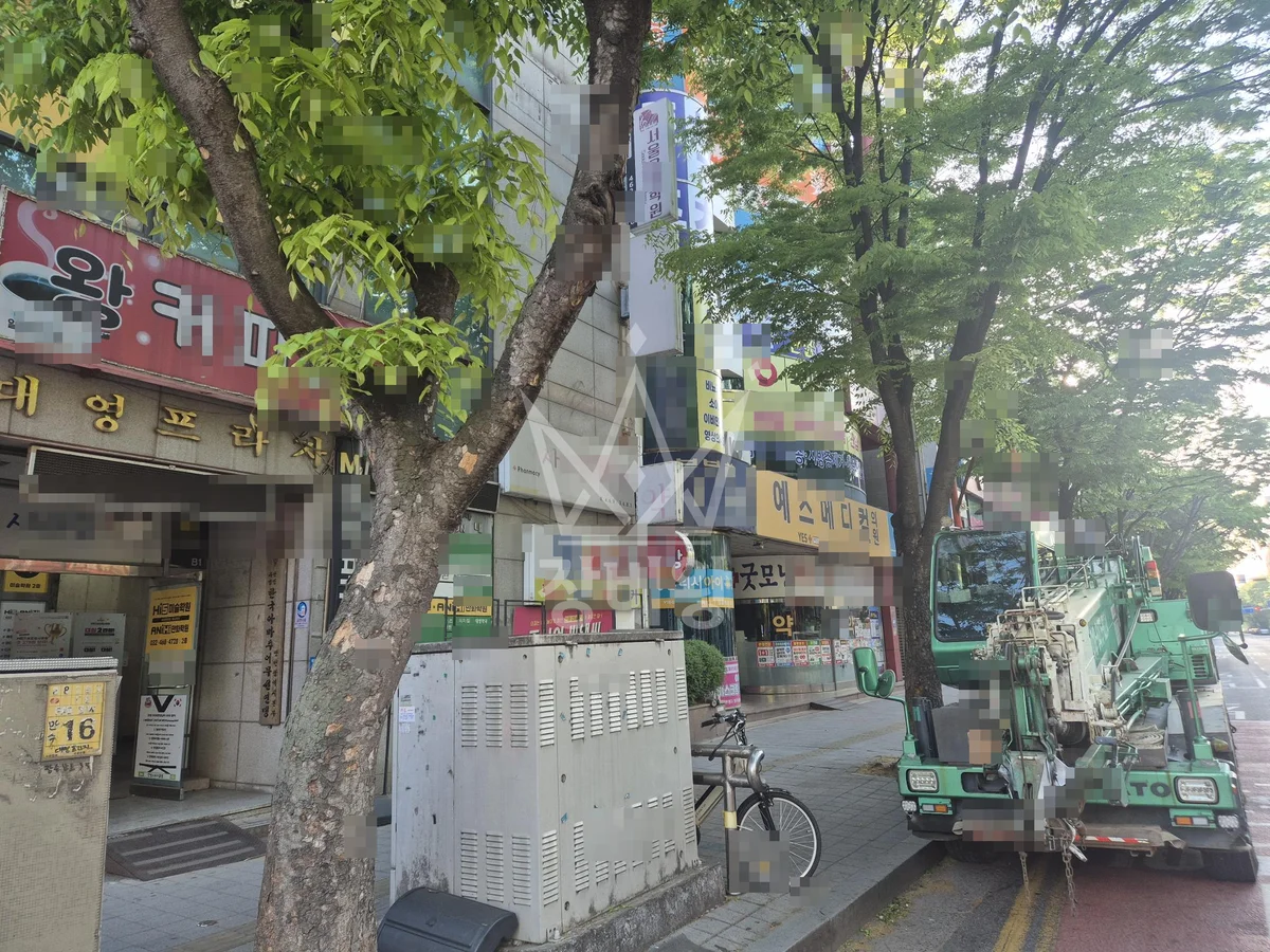인천 남동구 수산동 크레인 자재 양중 작업 현장
