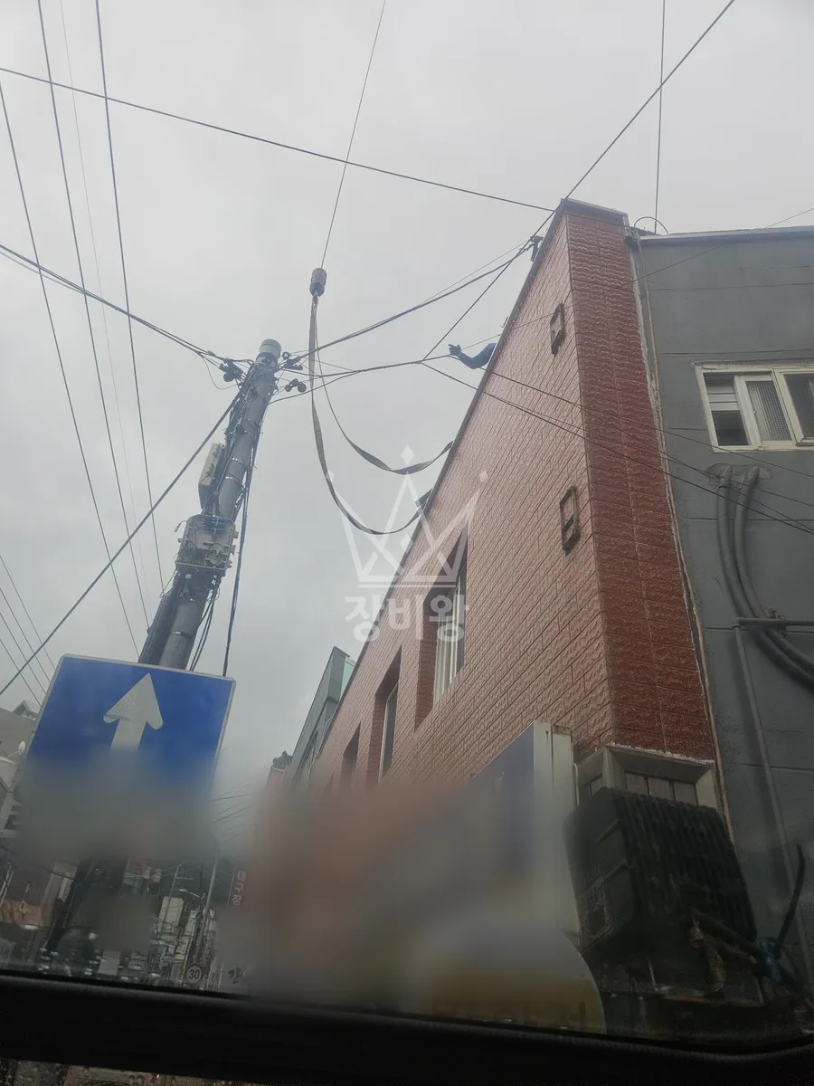 전남 목포시 영해동1가 크레인 중량물 인양 작업 현장