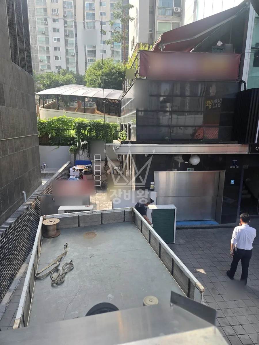 전남 목포시 옥암동 크레인 태양광 작업 현장