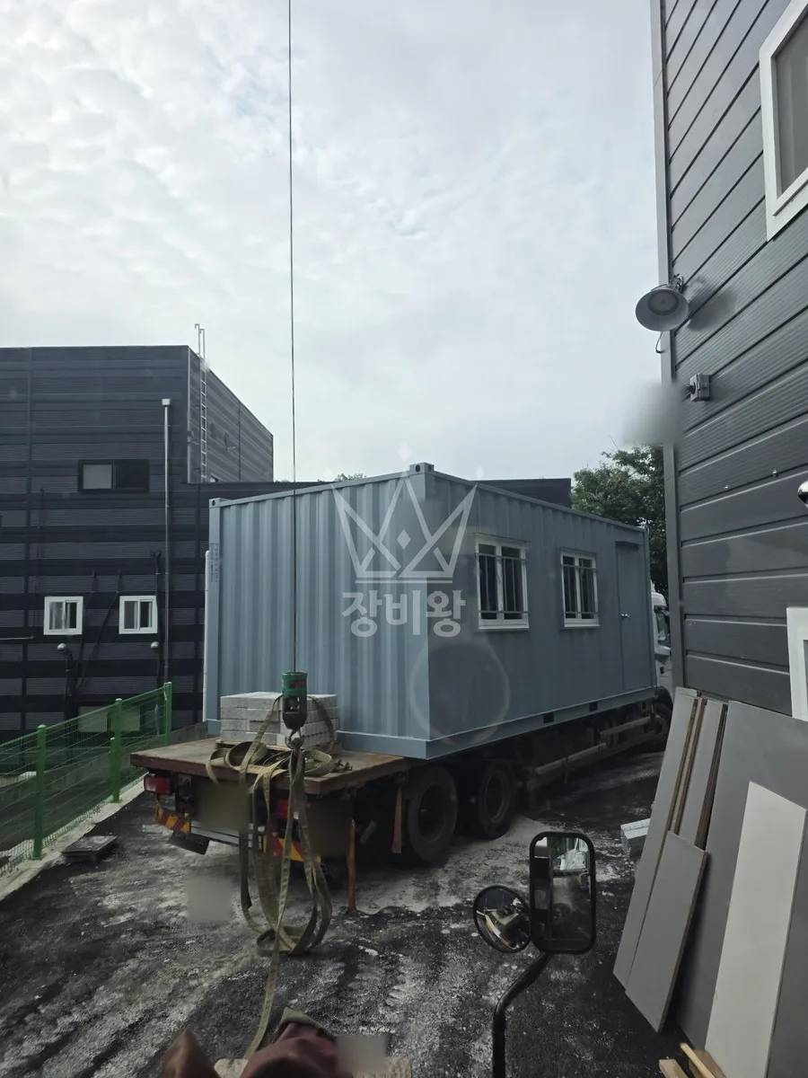 전남 순천시 홍내동 크레인 자재 양중 작업 현장