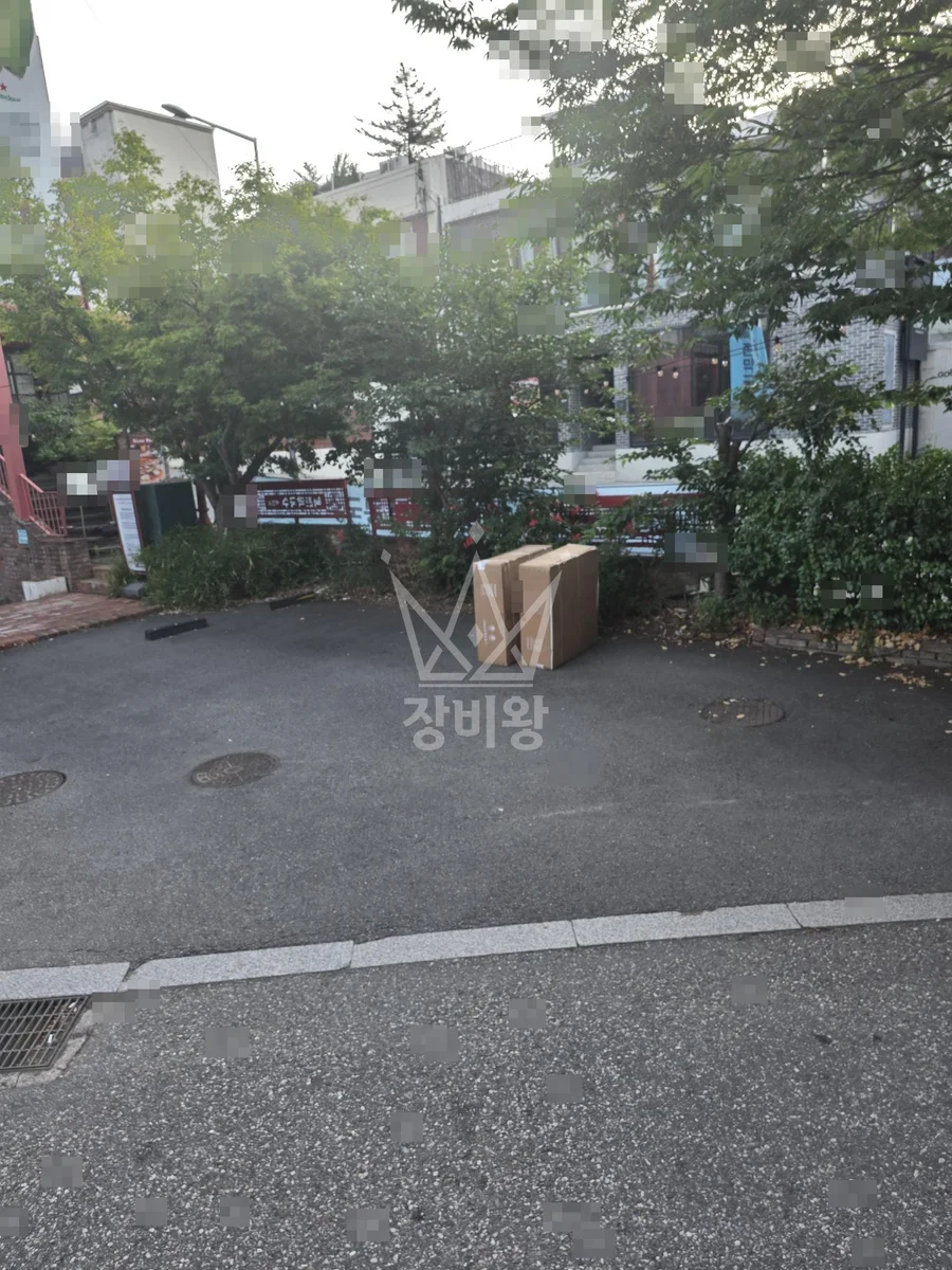 전남 여수시 월내동 크레인 에어컨 실외기 작업 현장