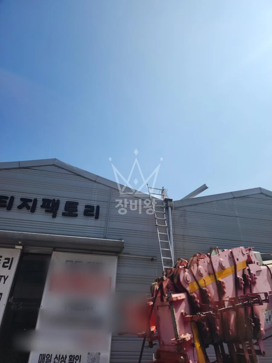 대전 대덕구 장동 크레인 에어컨 실외기 작업 현장