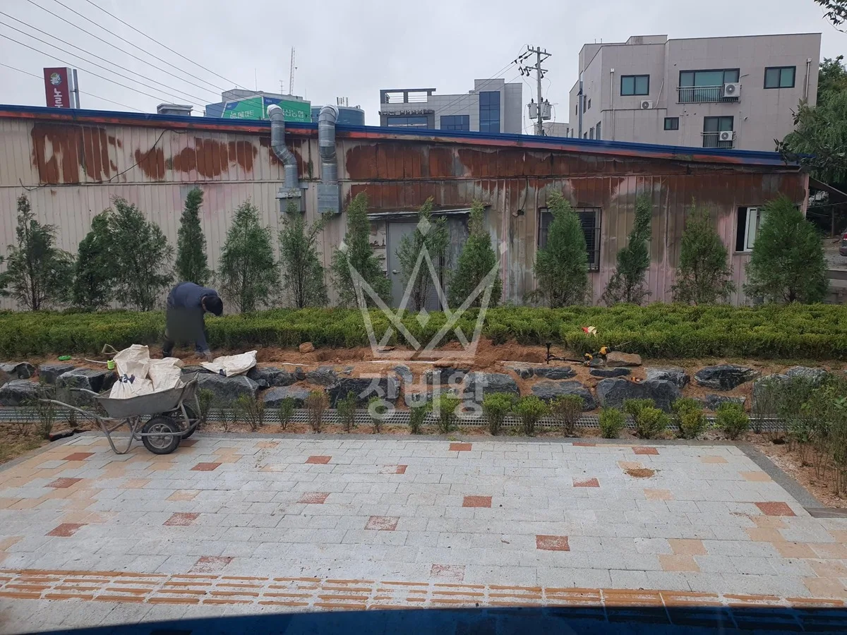 전남 여수시 둔덕동 크레인 빔 작업 현장