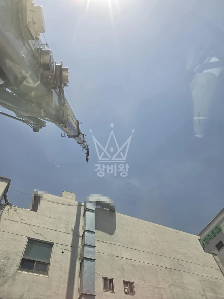 전남 목포시 옥암동 크레인 중량물 인양 작업 현장