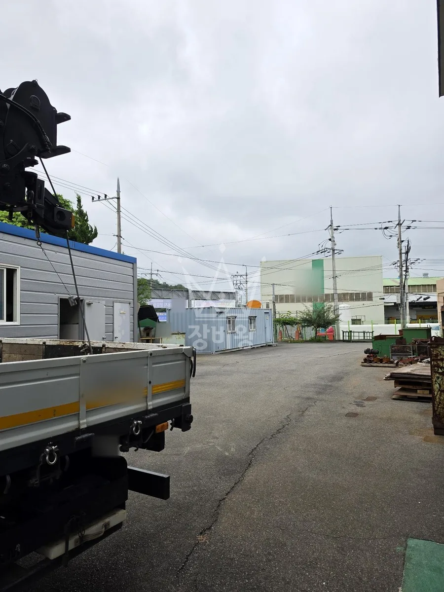울산 북구 산하동 크레인 유리 작업 현장