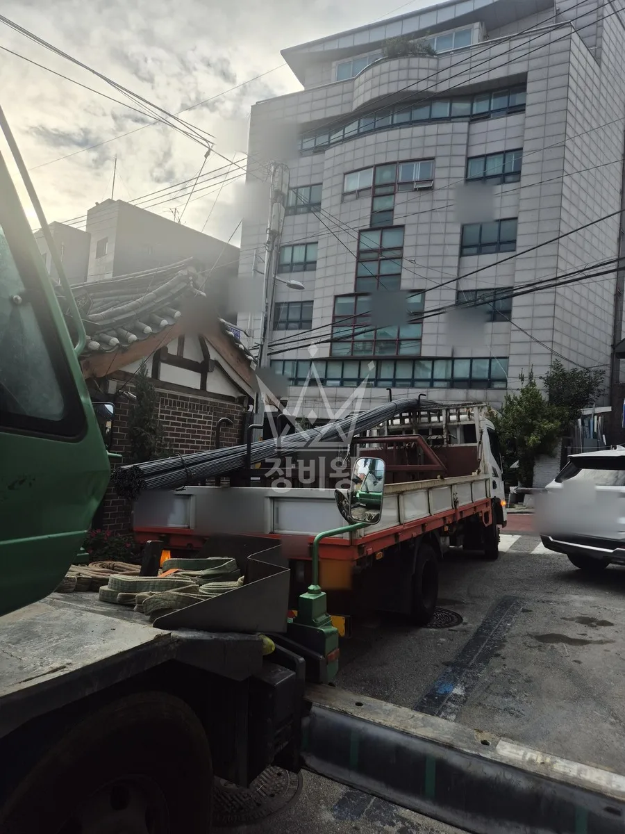 서울 성북구 삼선동2가 크레인 에어컨 실외기 작업 현장
