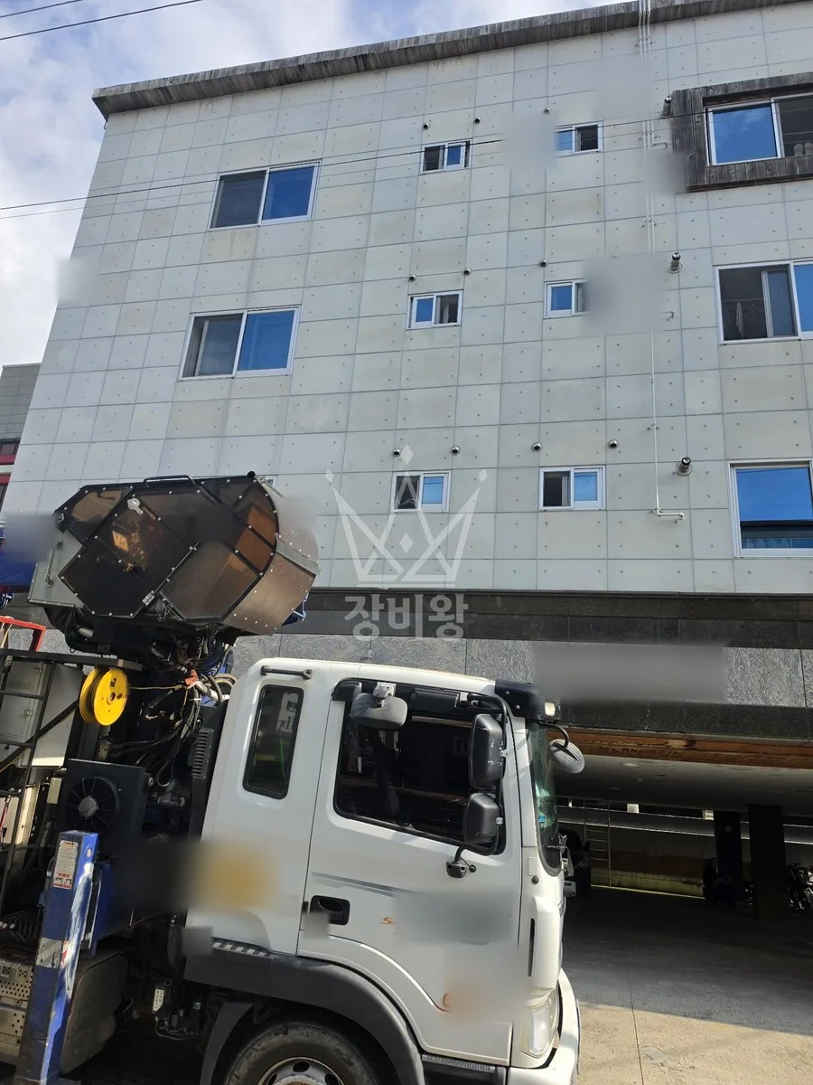 대구 동구 숙천동 크레인 에어컨 실외기 작업 현장