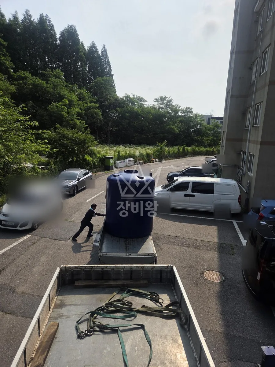 전남 목포시 대성동 크레인 컨테이너 이동 작업 현장